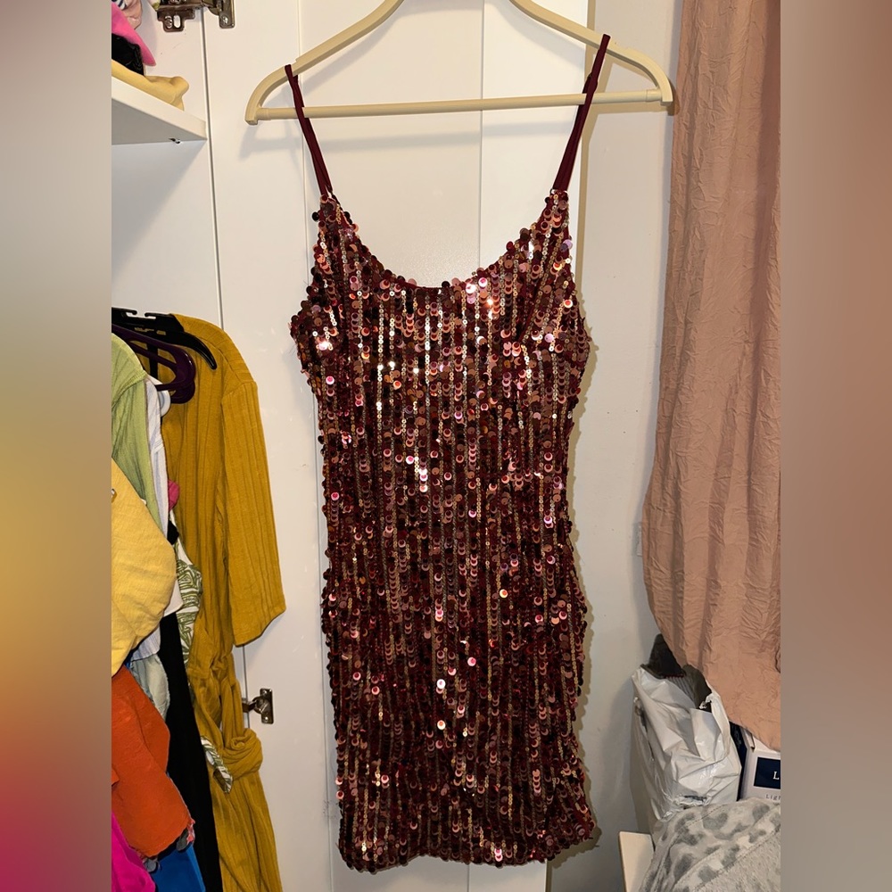Sequin Mini Dress
